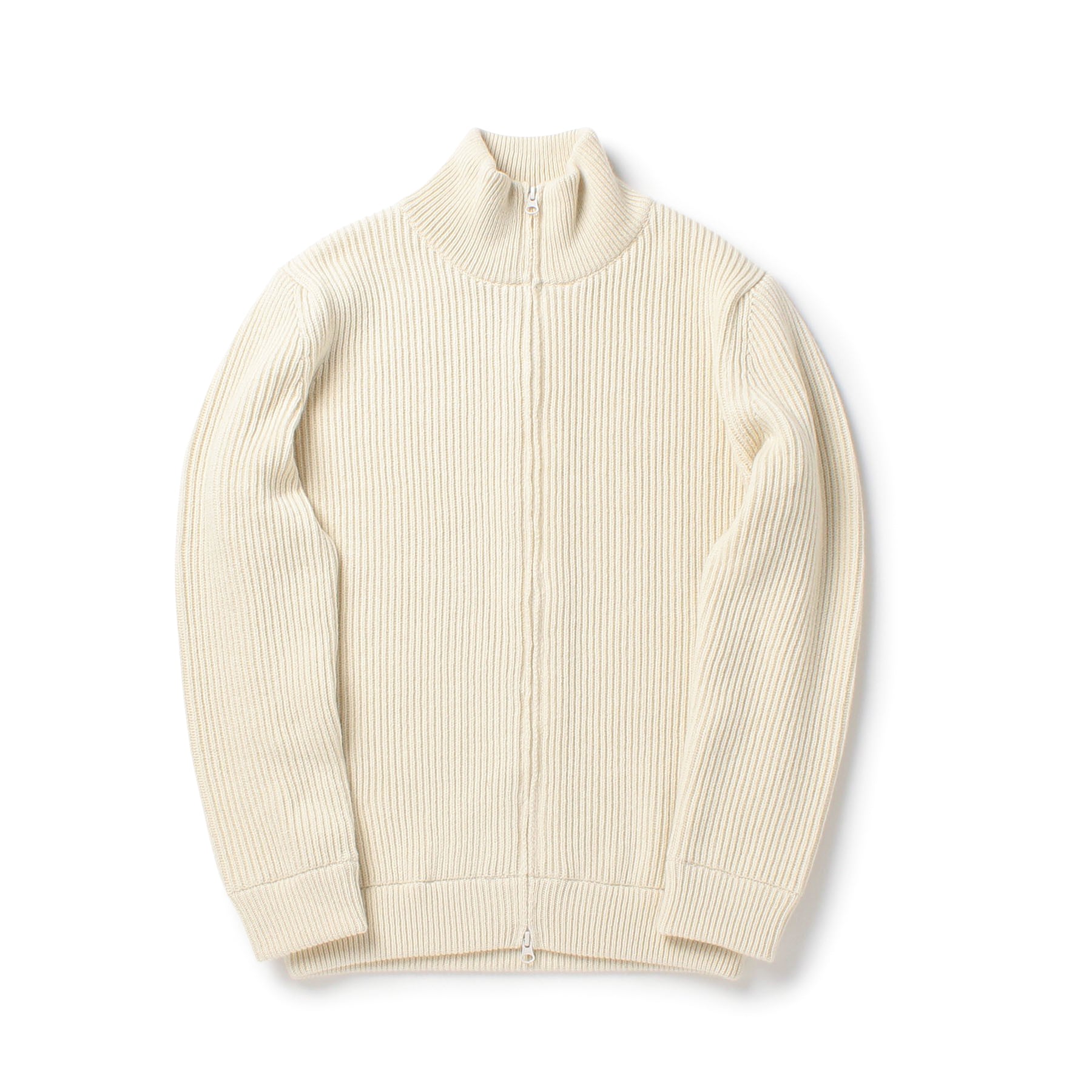 nomiamo（ノミアモ）カシミヤドライバーズニット オフホワイト