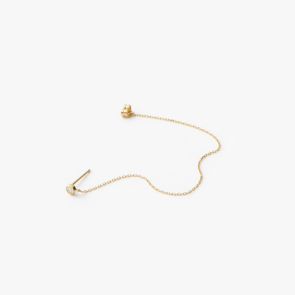 MARIHA(マリハ) 願い星 スタッドチェーンピアス M (片耳) K18ジュエリー