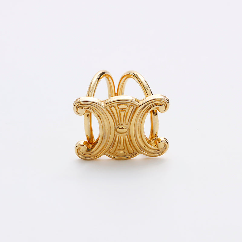 セリーヌ CELINE トリオンフ スカーフリング ヴィンテージ スカーフ