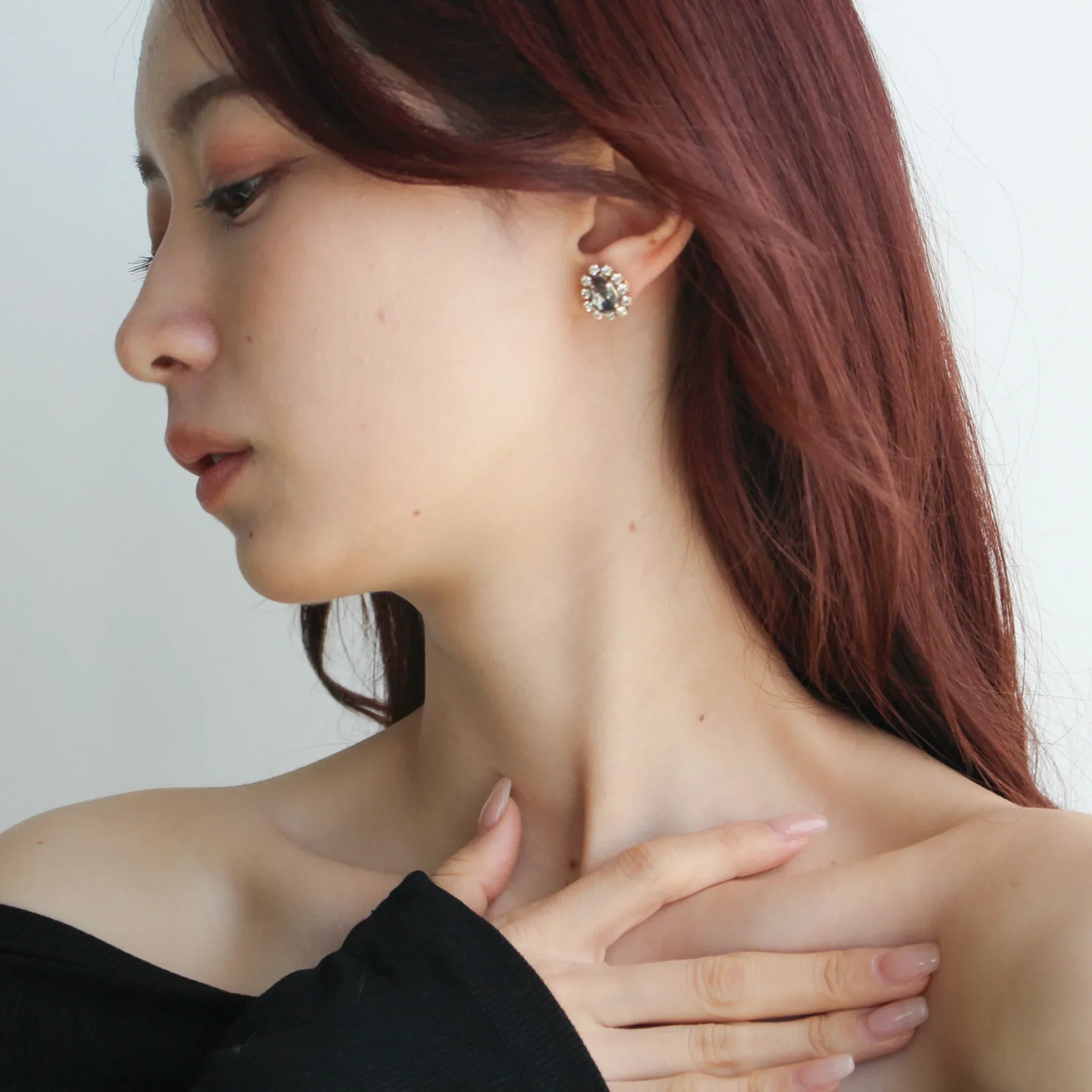 ドロップピアス/イヤリング（ブラックダイヤ） – niita/ニータ公式