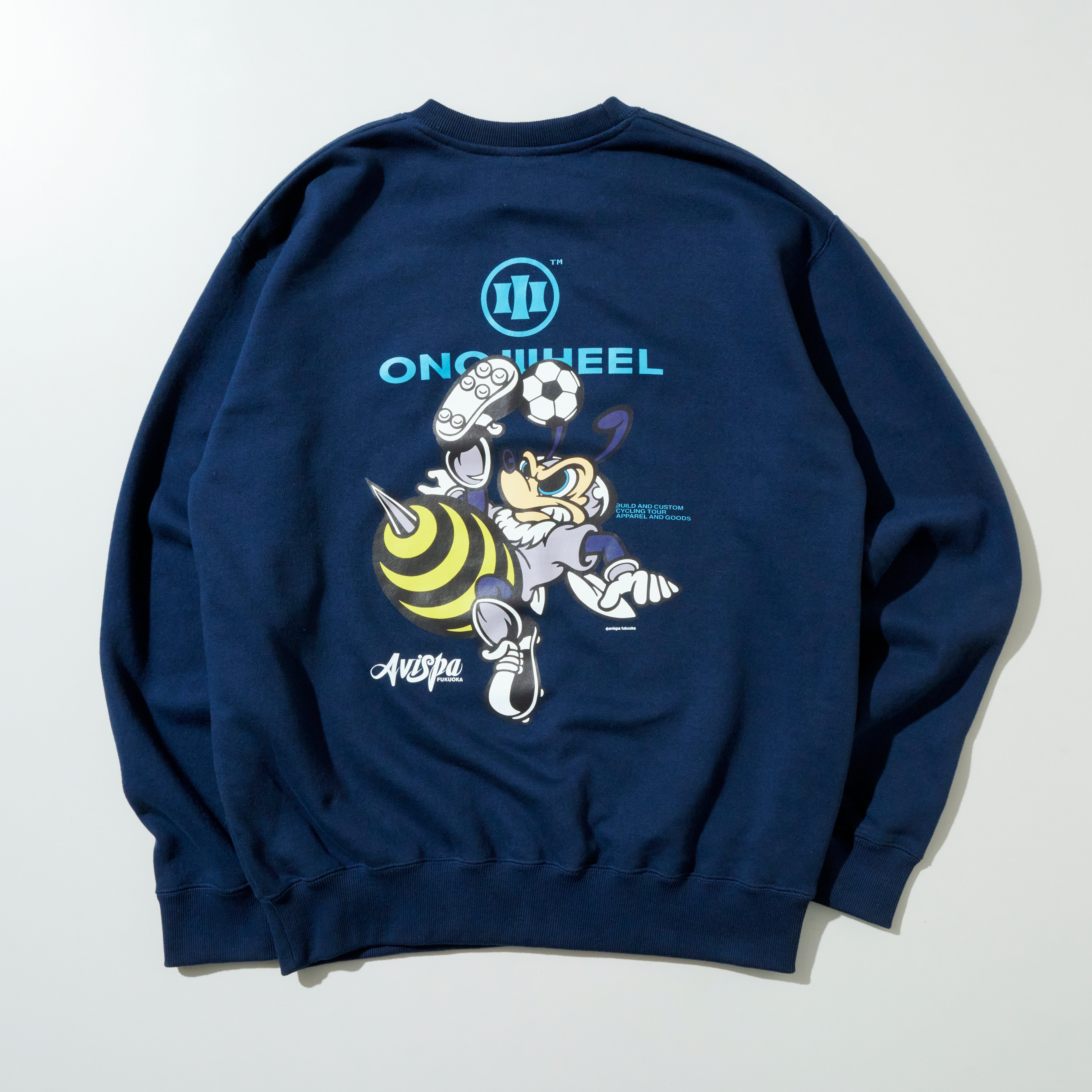 アビスパ福岡 × ONOWHEEL クルーネックスウェット HOMEアビー – ONO WHEEL
