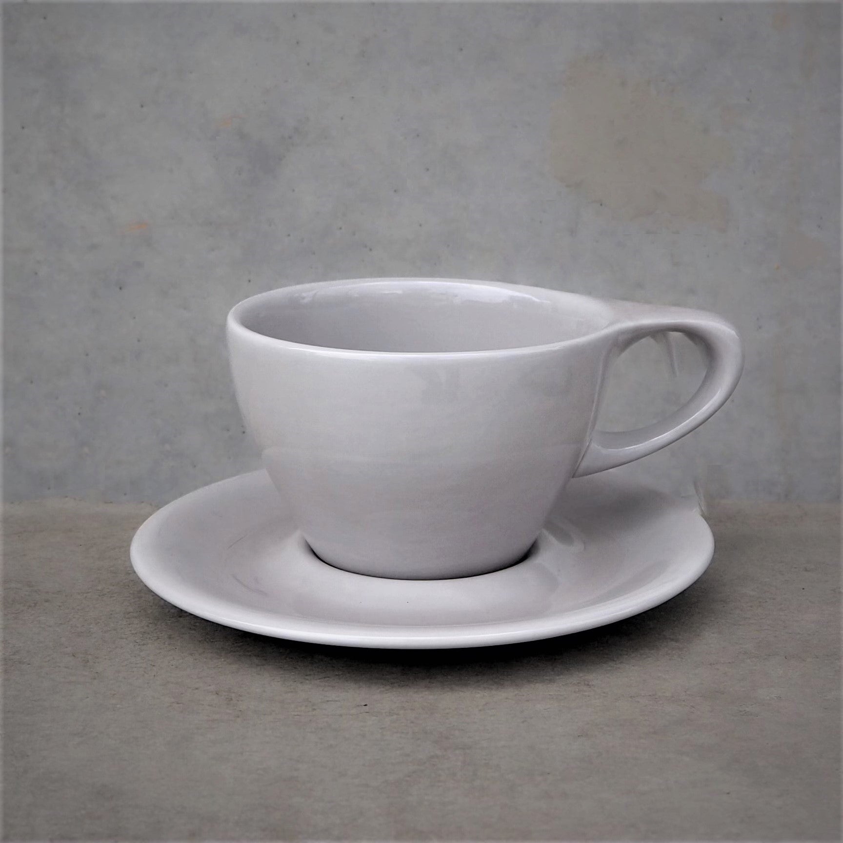 notNeutral LN Latte Cup & Saucer 8oz Light Gray(ラテ用 カップ