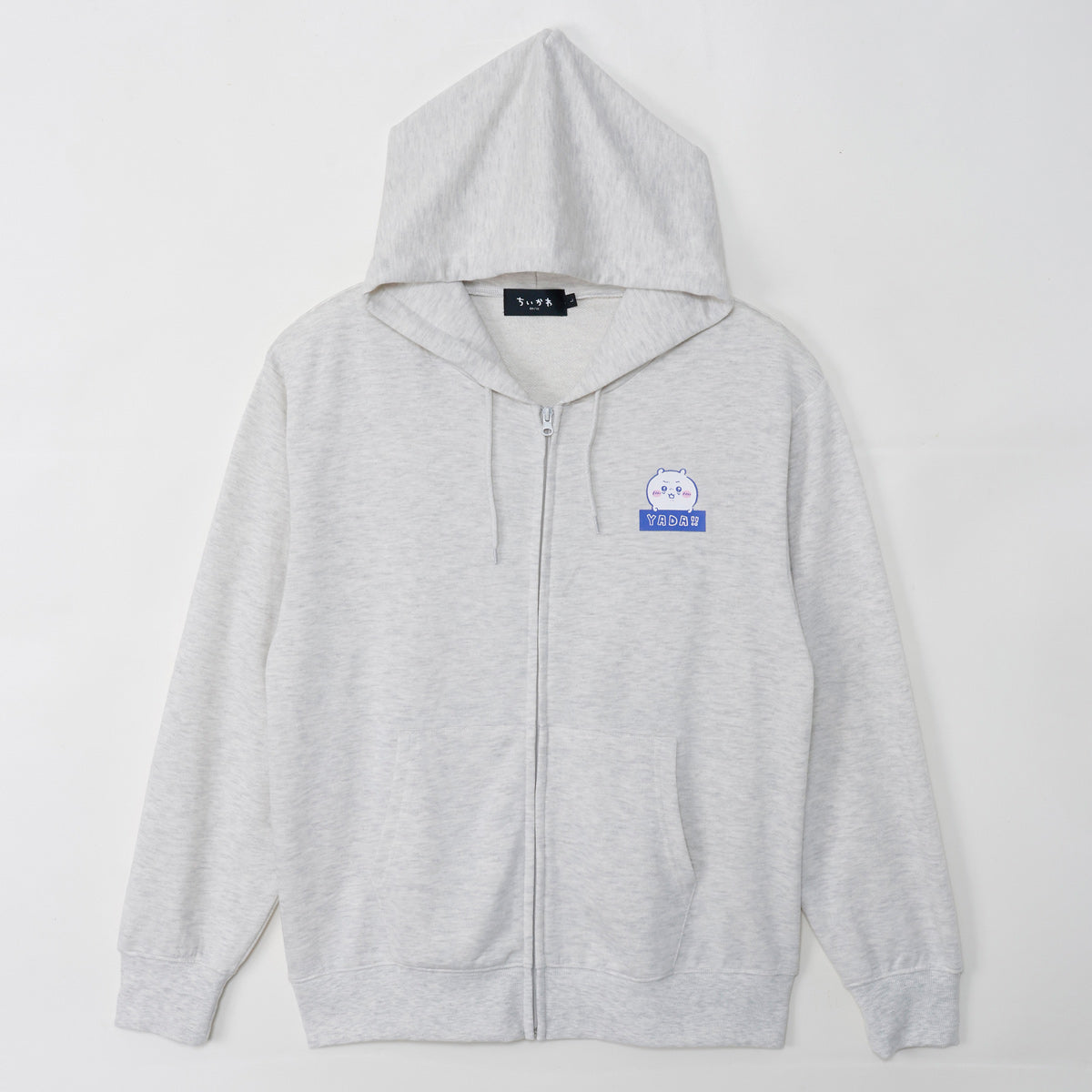 ちいかわ ZIPパーカー YADA！ ミックスグレー | ちいかわマーケット