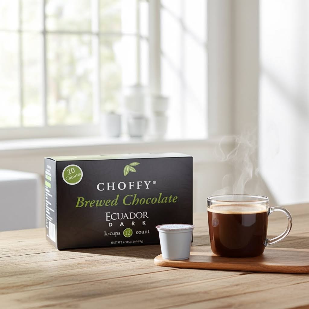 Ecuador Dark Choffy Brewed Cacao - Single Serve Choffy Cups