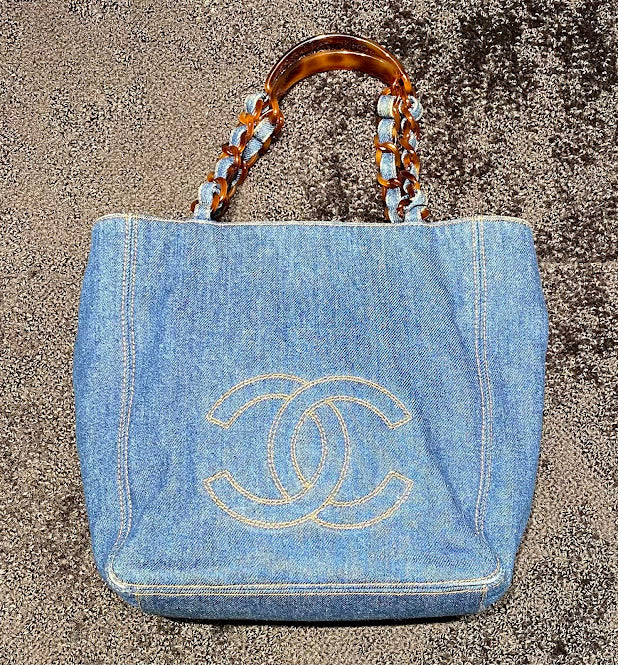 CHANEL ココマーク デニムトートバッグ – co&co