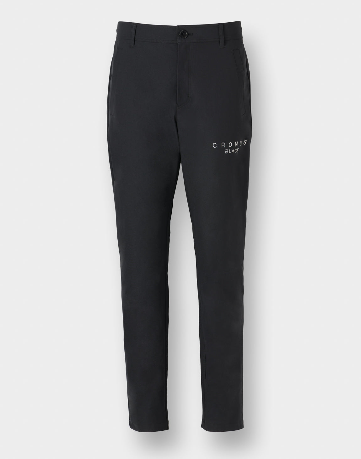 CRONOS BLACK ACTIVE FIT PANTS【BLACK×WHITE】