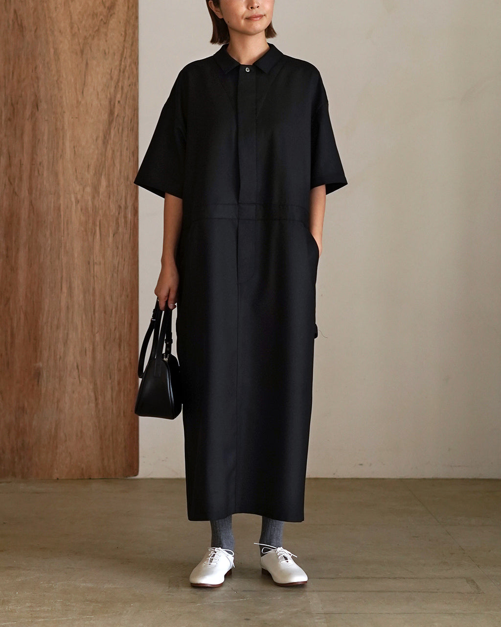 ミズイロインド mizuiro ind ペインター ライク ワンピース レディース