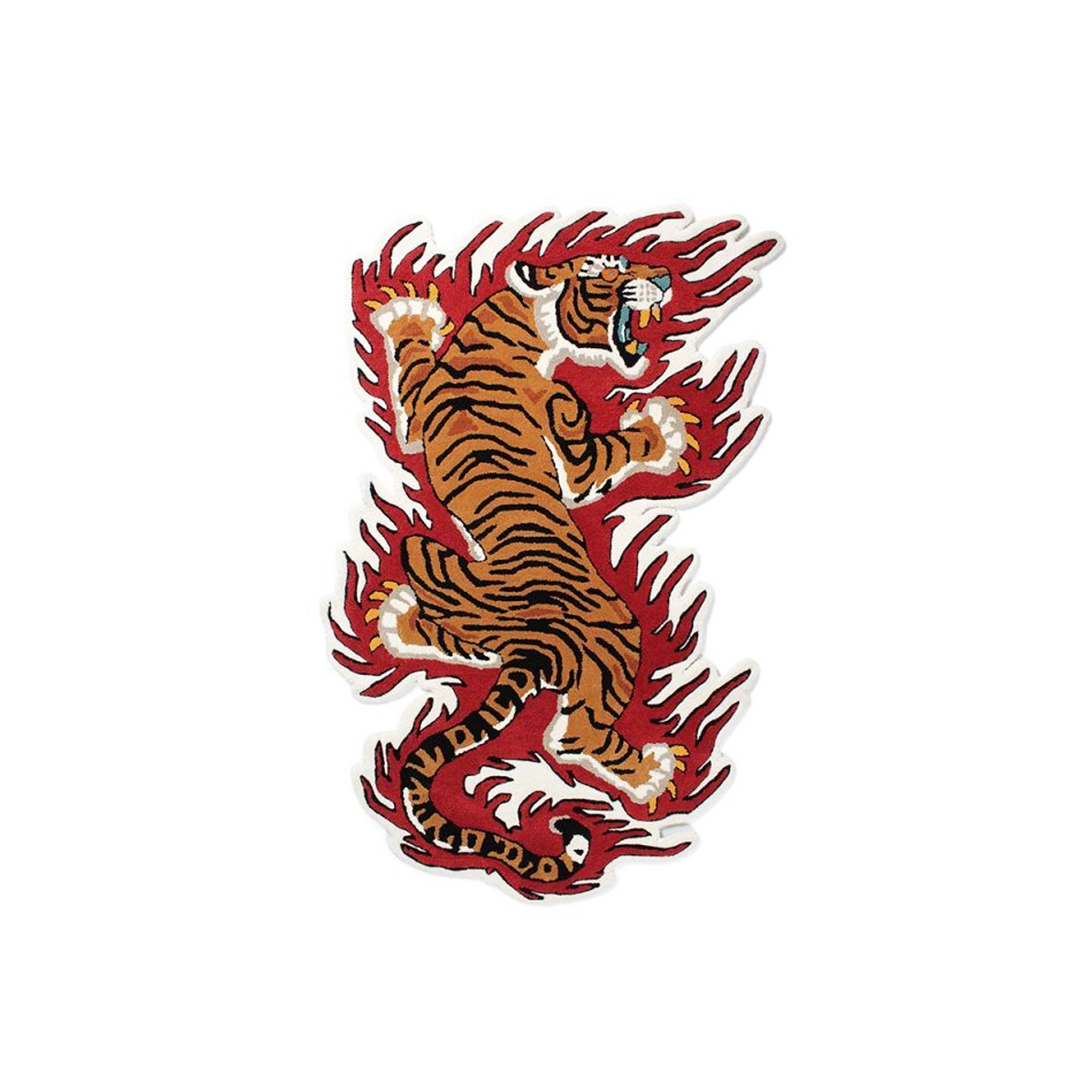 Wacko Maria x Tim Lehi Flaming Tiger Rug – Extra Butter