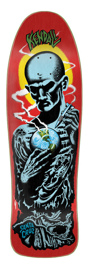 SANTA CRUZ X STRANGER THINGS KENDALL ELEVEN SKATEBOARD DECK - 9.75