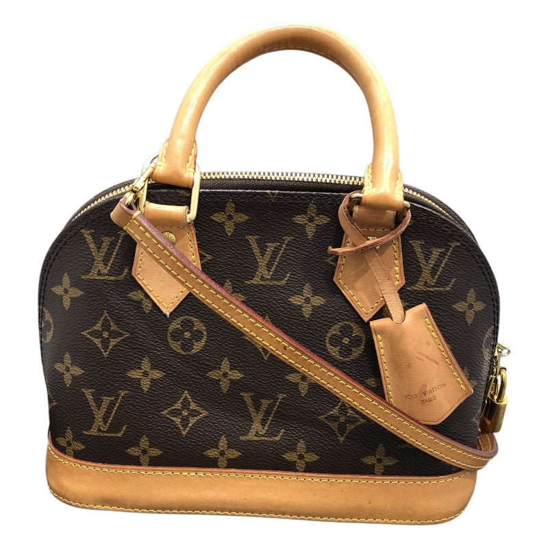 ルイ・ヴィトン LOUIS VUITTON アルマBB M46990 ブラウン ゴールド金具