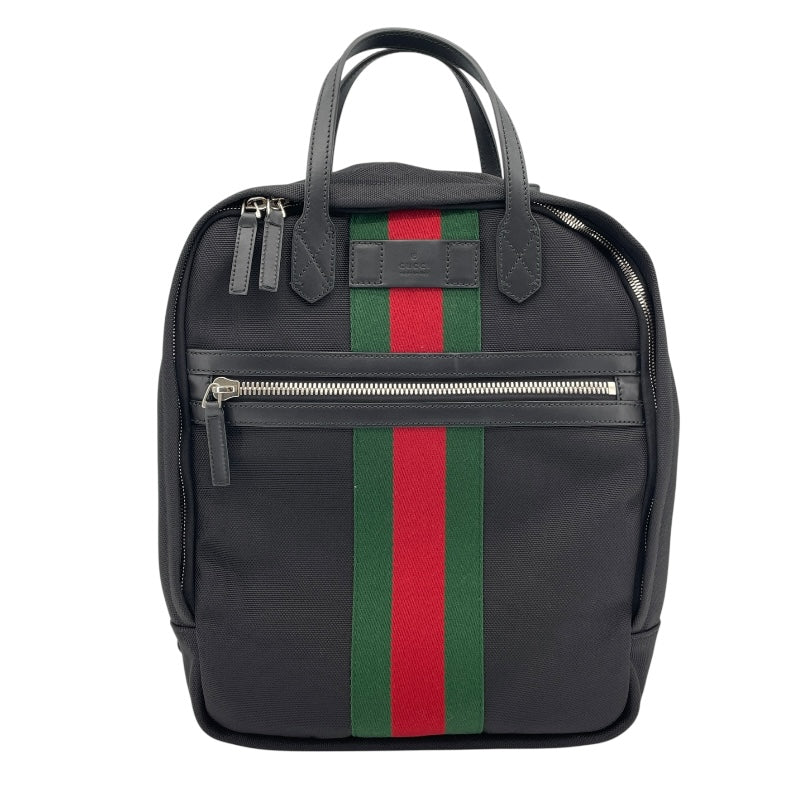 グッチ GUCCI シェリーラインナイロンバックパック 619748 ブラック