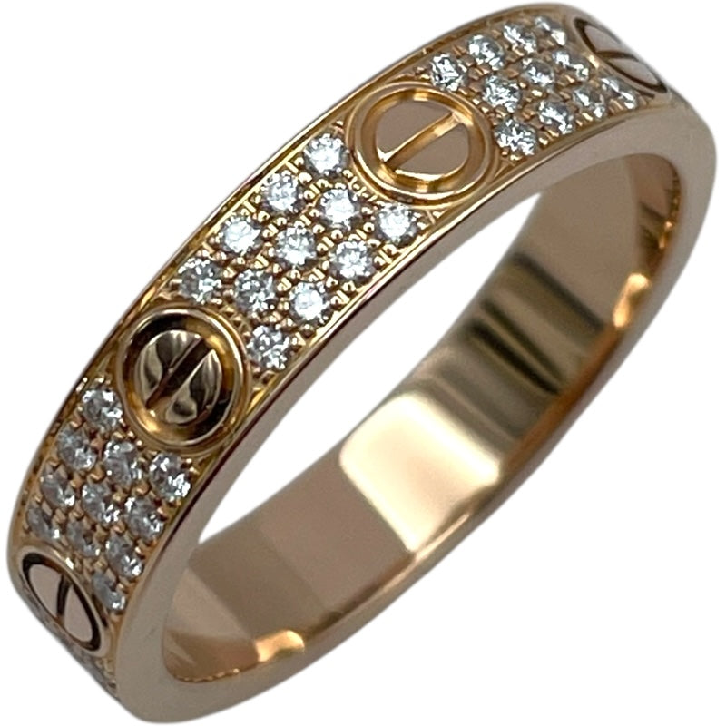 カルティエ Cartier ミニラブダイヤリング ピンクゴールド Au750