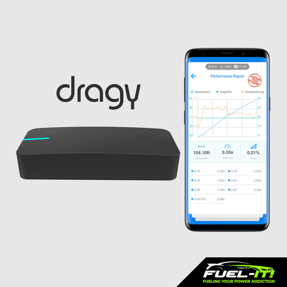 Dragy GPS Performance Meter & Lap Timer – Fuel-It!