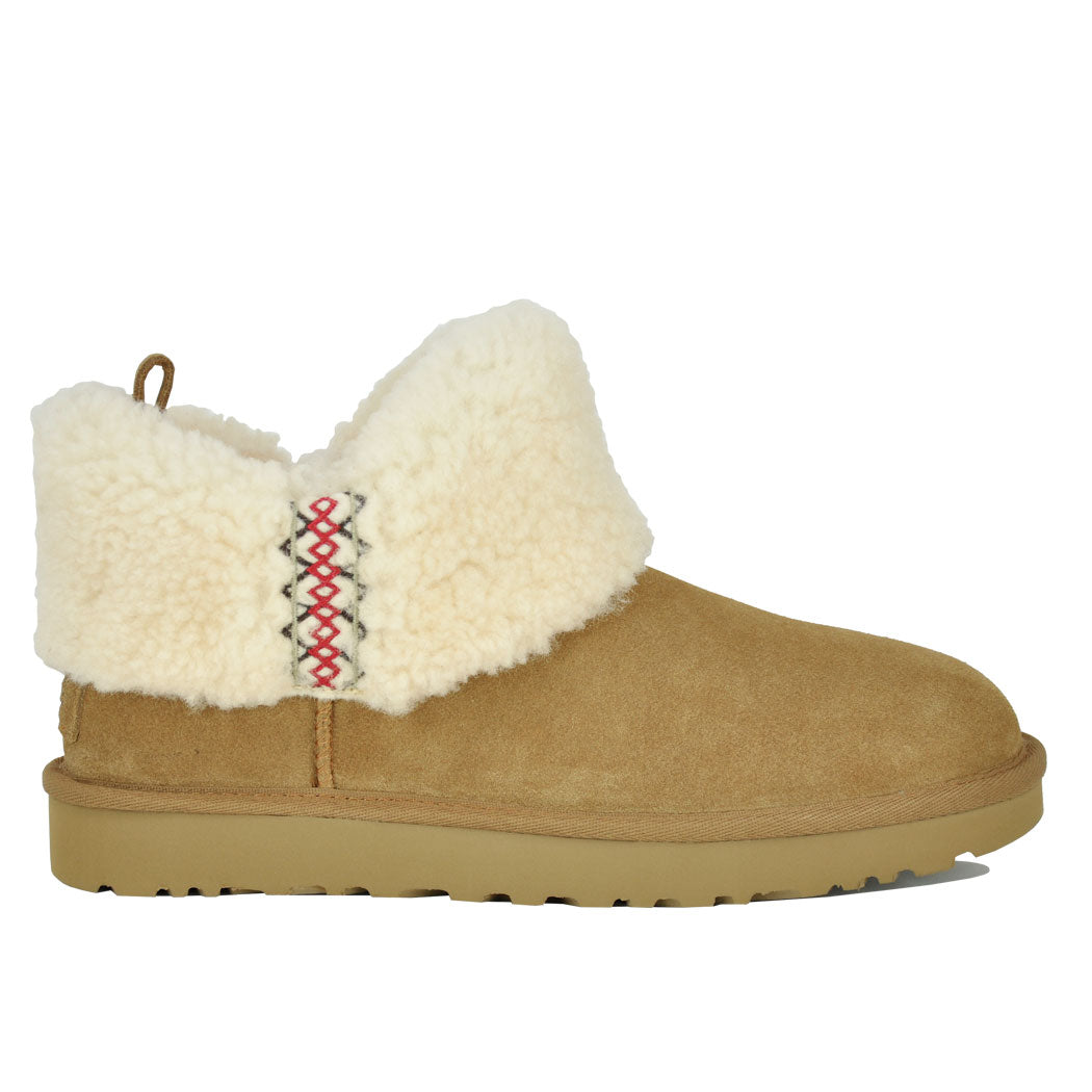 Ultra Mini Braid Braided Shearling Bootie – Footnotes
