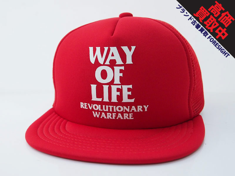RATS 'WAY OF LIFE MESH CAP'メッシュ キャップ レッド 赤 ラッツ