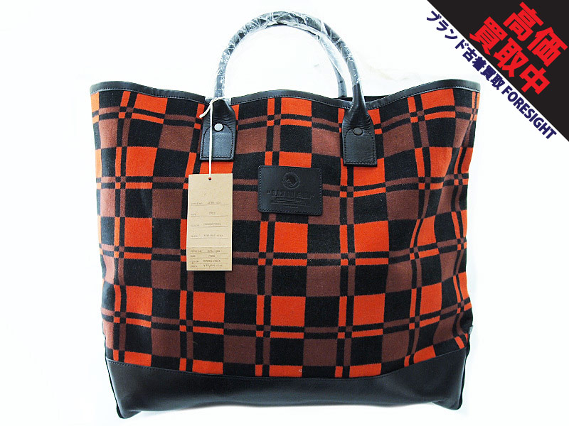 RATS × PORTER 'COMBI TOTE BAG'コンビ トートバッグ チェック レザー