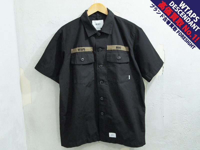 WTAPS 'BUDS SS / SHIRT COTTON RIPSTOP'半袖 ミリタリー シャツ