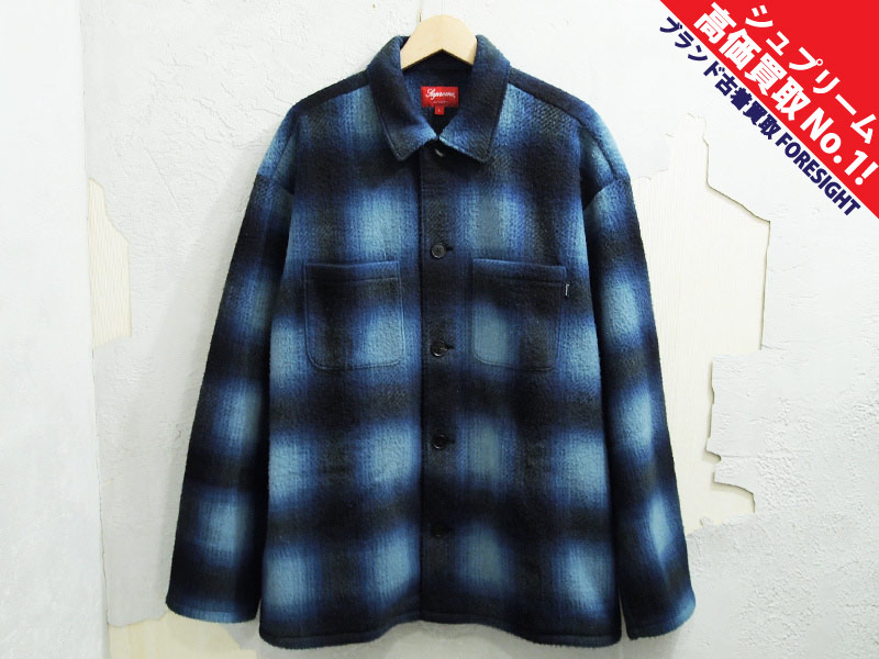 Supreme 'Shadow Plaid Fleece Shirt'シャドウ チェック フリース
