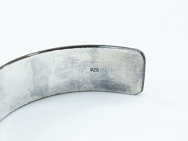 UNDERCOVER GIZ 柄 シルバー バングル ギザ UNDERCOVERISM アンダー