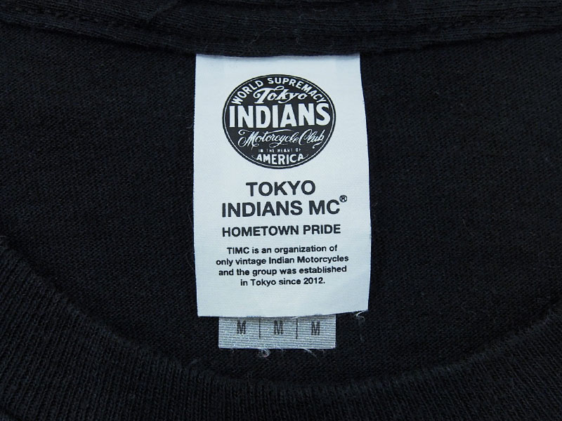 東京インディアンズ 'L/S TEE'長袖 ポケット Tシャツ ロンT ロング