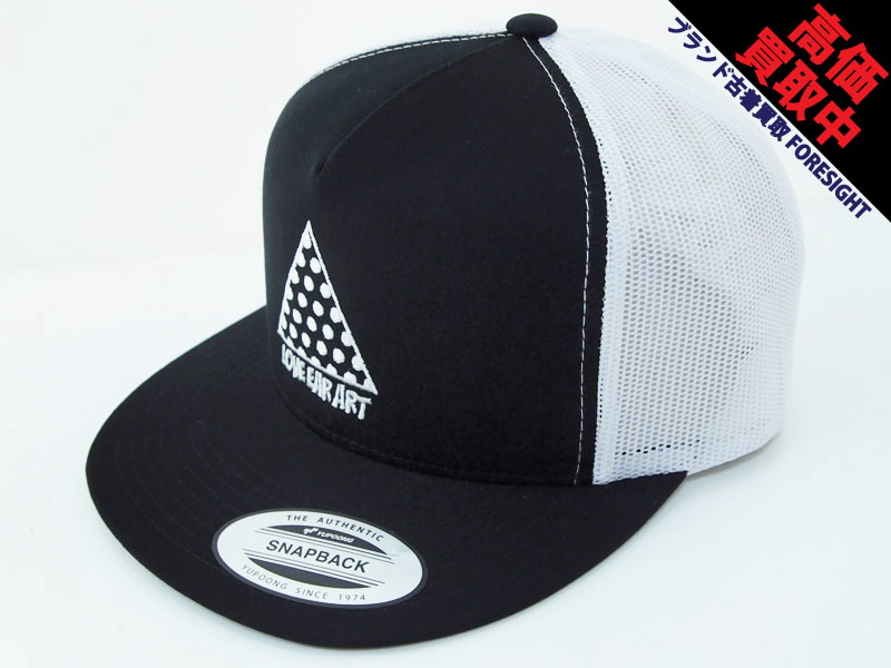 LOVE EAR ART 個展限定 'MESH CAP'メッシュ キャップ BLACK ラブイヤー