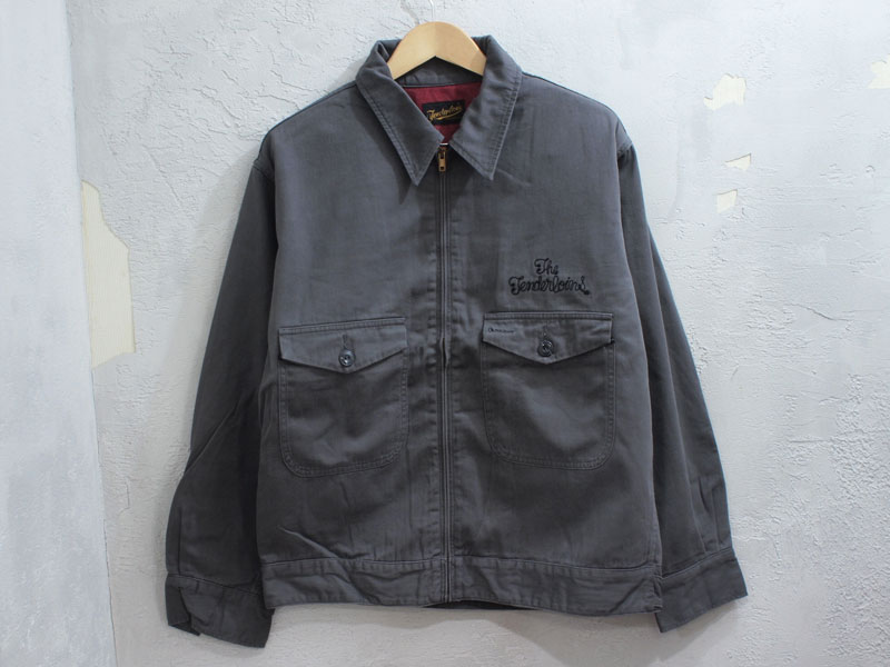 TENDERLOIN 'T-TWILL WORK JKT'ワークジャケット チャコールグレー 灰