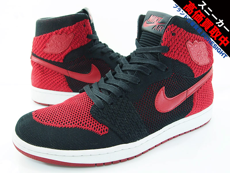 NIKE AIR JORDAN 1 RETRO HI FLYKNIT 'BRED'エアジョーダン1 フライ
