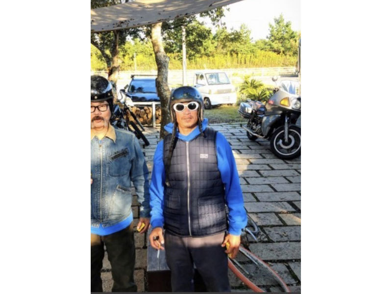 Psicom 'God Like Vest'キルティング ボア ベスト サイコム L Navy