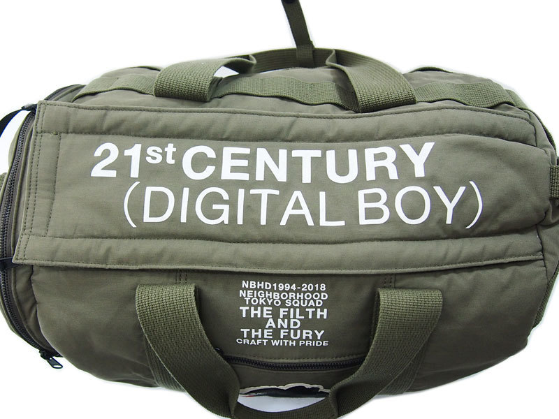 NEIGHBORHOOD×PORTER'WP /CN-BOSTON BAG'ボストンバッグ ダッフル