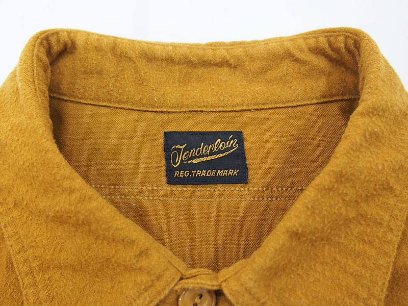 TENDERLOIN 'T-CHAMOIS CLOTH SHT'シャモアクロスシャツ 無地