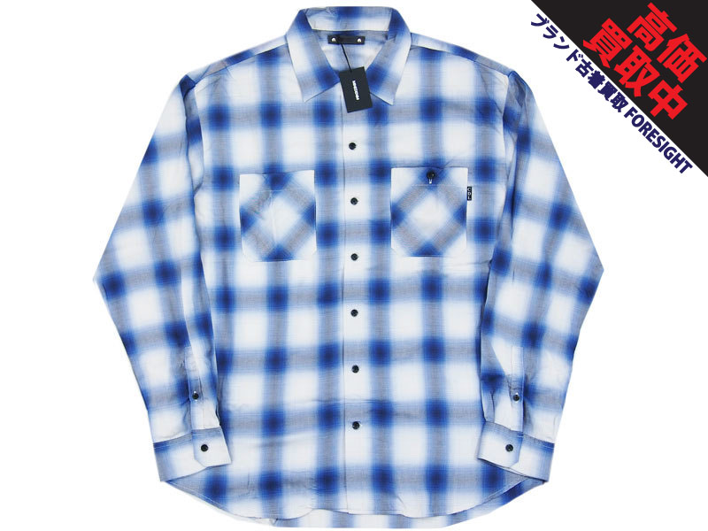 CDL×MINEDENIM 'Rayon Ombre Check Loose Work SH'レーヨン オンブレ
