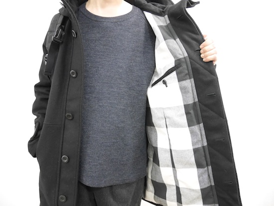 nonnative ( ノンネイティブ ) TOURIST HOODED COAT W/N MELTON WITH
