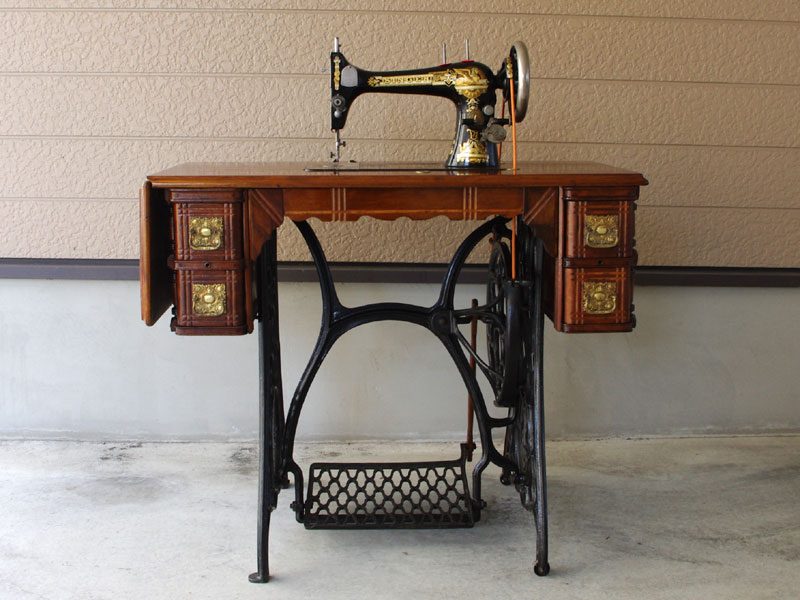 SINGER 27K シンガー製足踏みミシン足踏みミシン・手回しミシンの