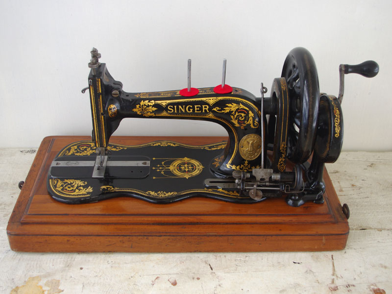 SINGER NEW FAMILY 12K シンガー製 手回しミシン 足踏みミシン・手回し
