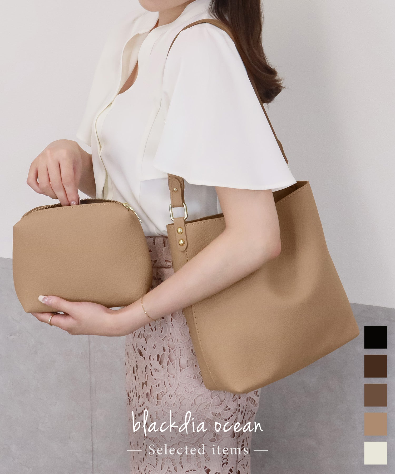 blackdia ocean -select- 2way バケツ型ショルダーバッグ