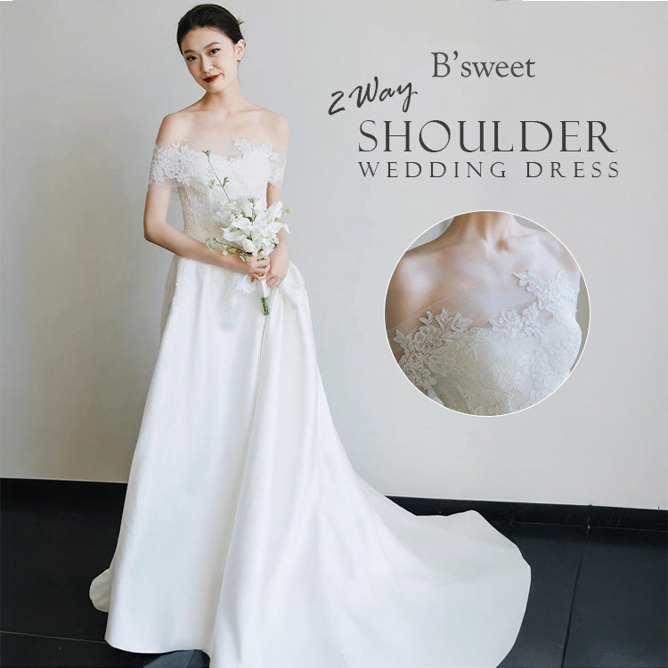 wd715sr】2wayオフショルダードレス Aライン – ドレスショップ通販