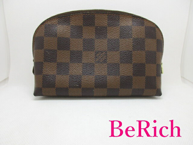 ルイ ヴィトン ポシェット コスメティック ダミエ N47516 ブラウン 茶