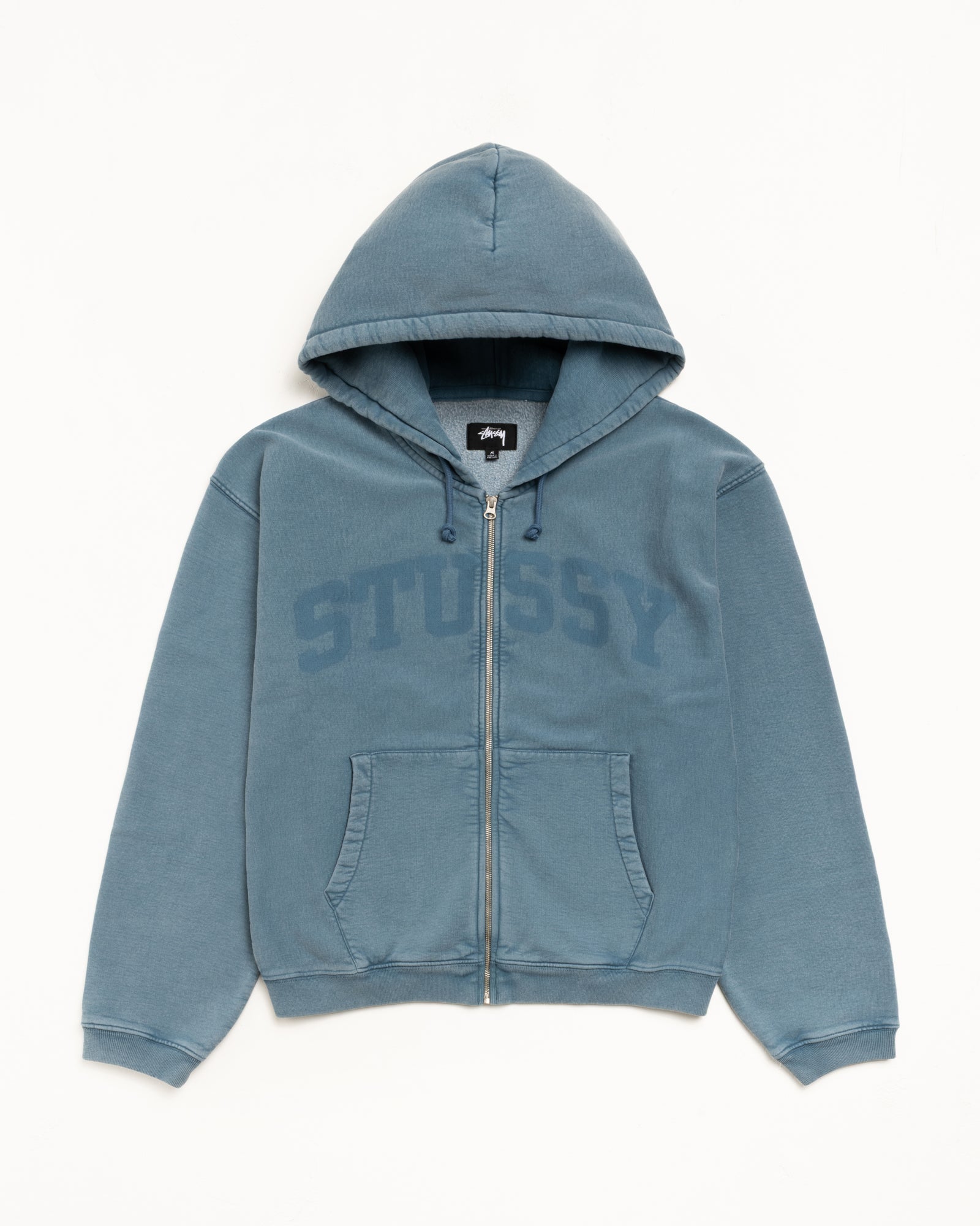 Faded Graphic Zip Hoodie – Washed Navy | Sweats | Stüssy Japan