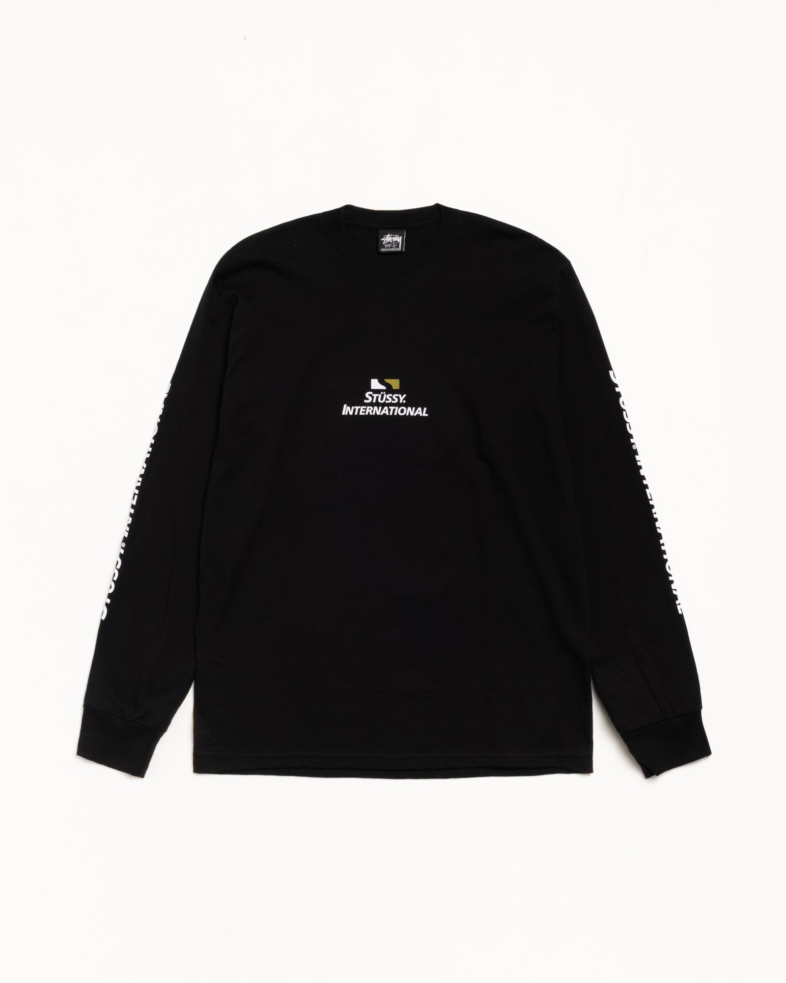 Stüssy International Ls Tee – Black | Tees | Stüssy Japan