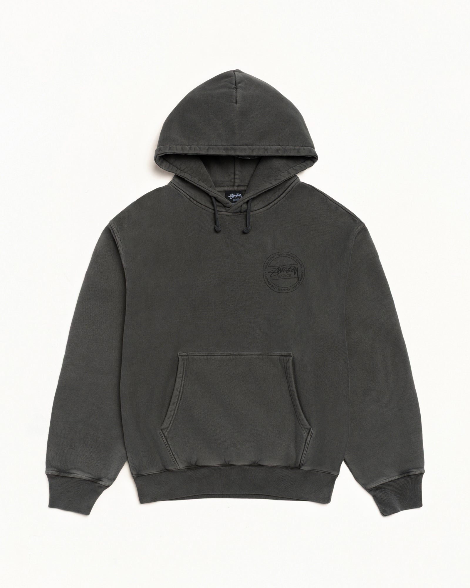 Stüssy Wear Hoodie Pigment Dyed – Black | Sweats | Stüssy Japan