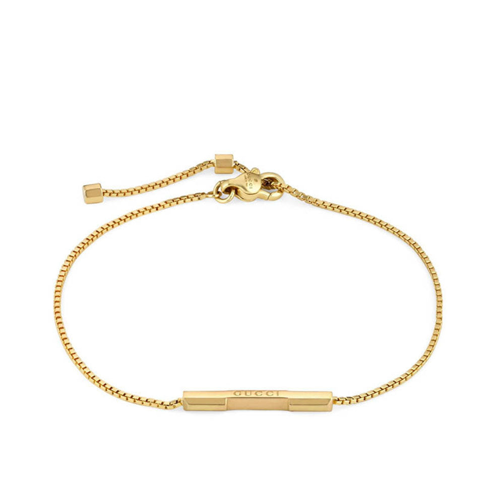 Gucci 18k Yellow Gold Link to Love Bar Bracelet – J.R.DUNN
