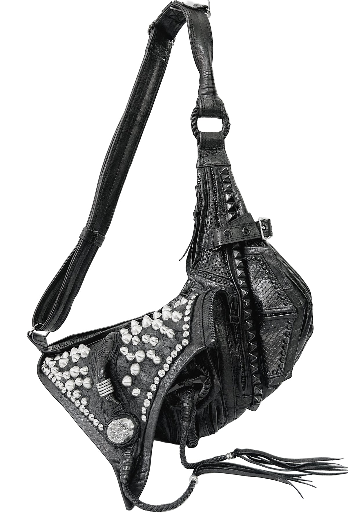 KMRii ケムリ KB-Shoulder / Killer Druzy 02 レザー バッグ