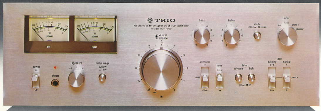 TRIO KA-7500 プリメインアンプ インテグレーテッドアンプ TRIO KA
