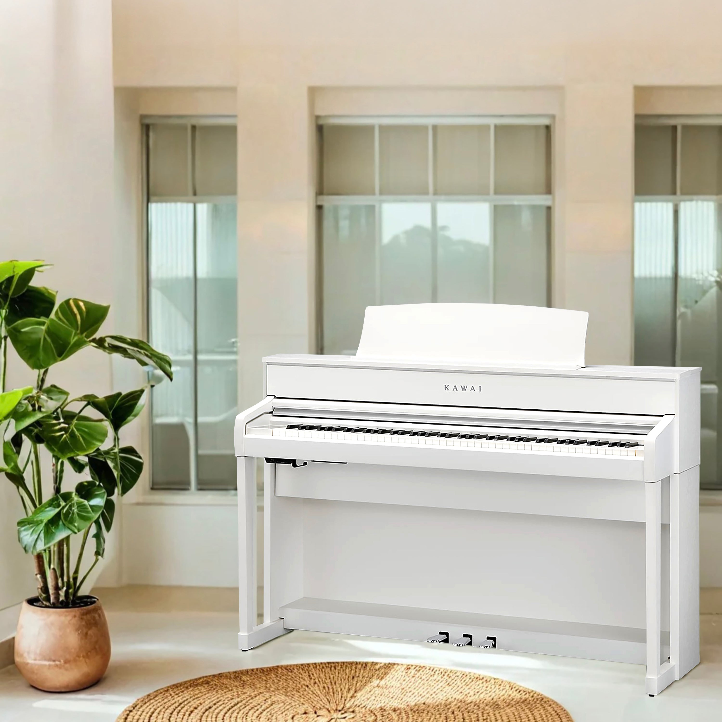 Kawai CA701 Digital Piano - Satin White – Kraft Music