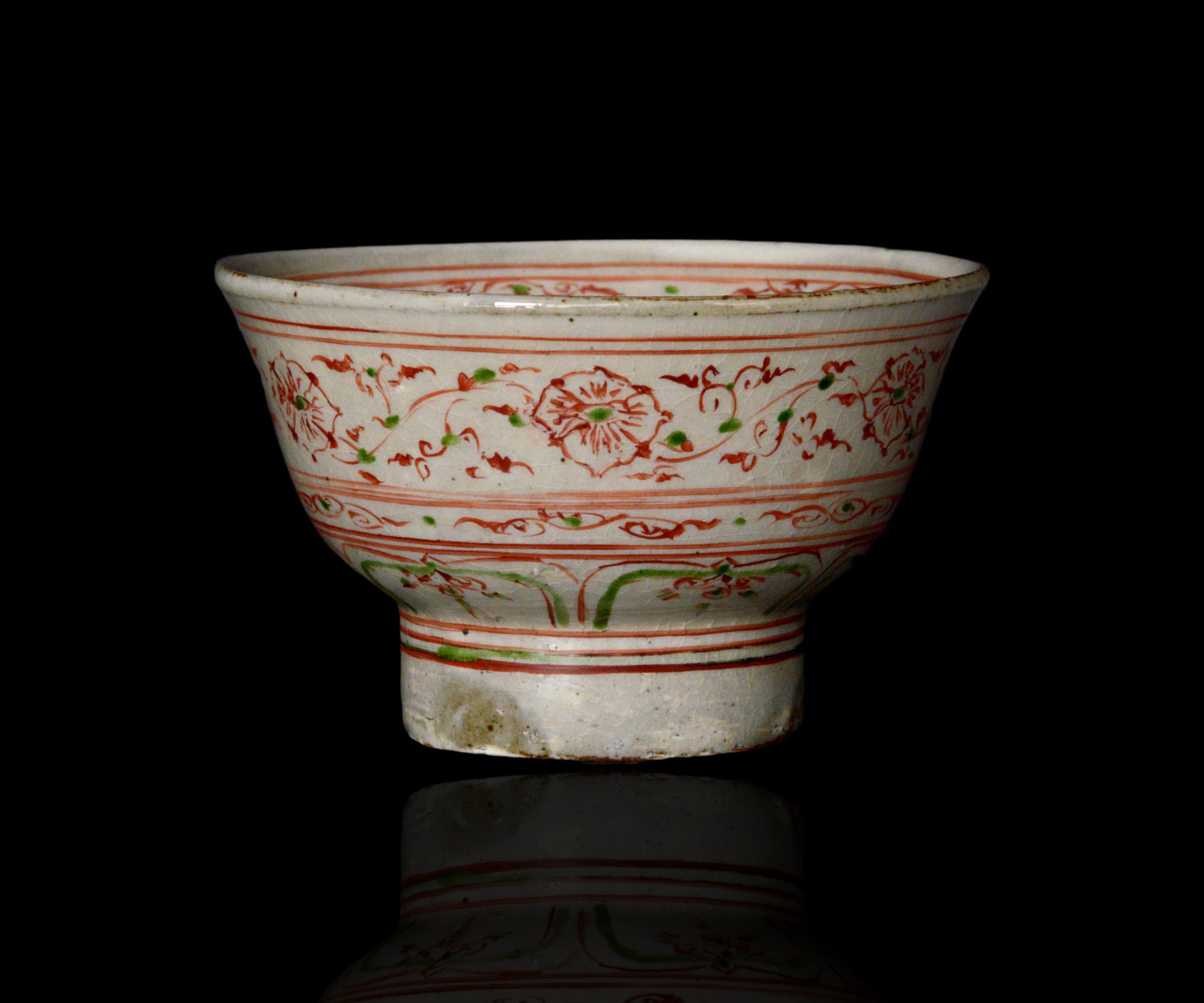 藤田佳三 安南赤絵茶盌 – 窯と土～Kama-to-tsuchi～