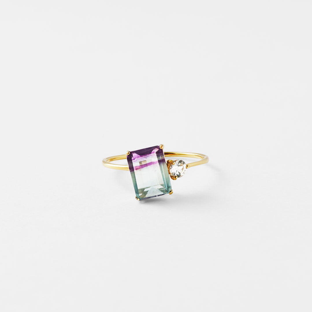 Winter Collection】K10 レインボーフローライト リング | 31-4997 – L&Co.
