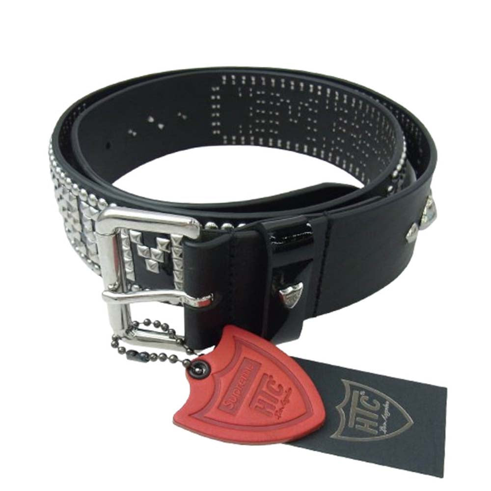 Supreme シュプリーム 23SS × HTC STUDDED BELT BLACK スタッズ ベルト