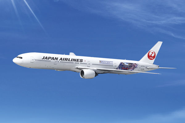 JALとアディダス、「SAMURAI BLUE応援ジェット 2号機」を4月5日より