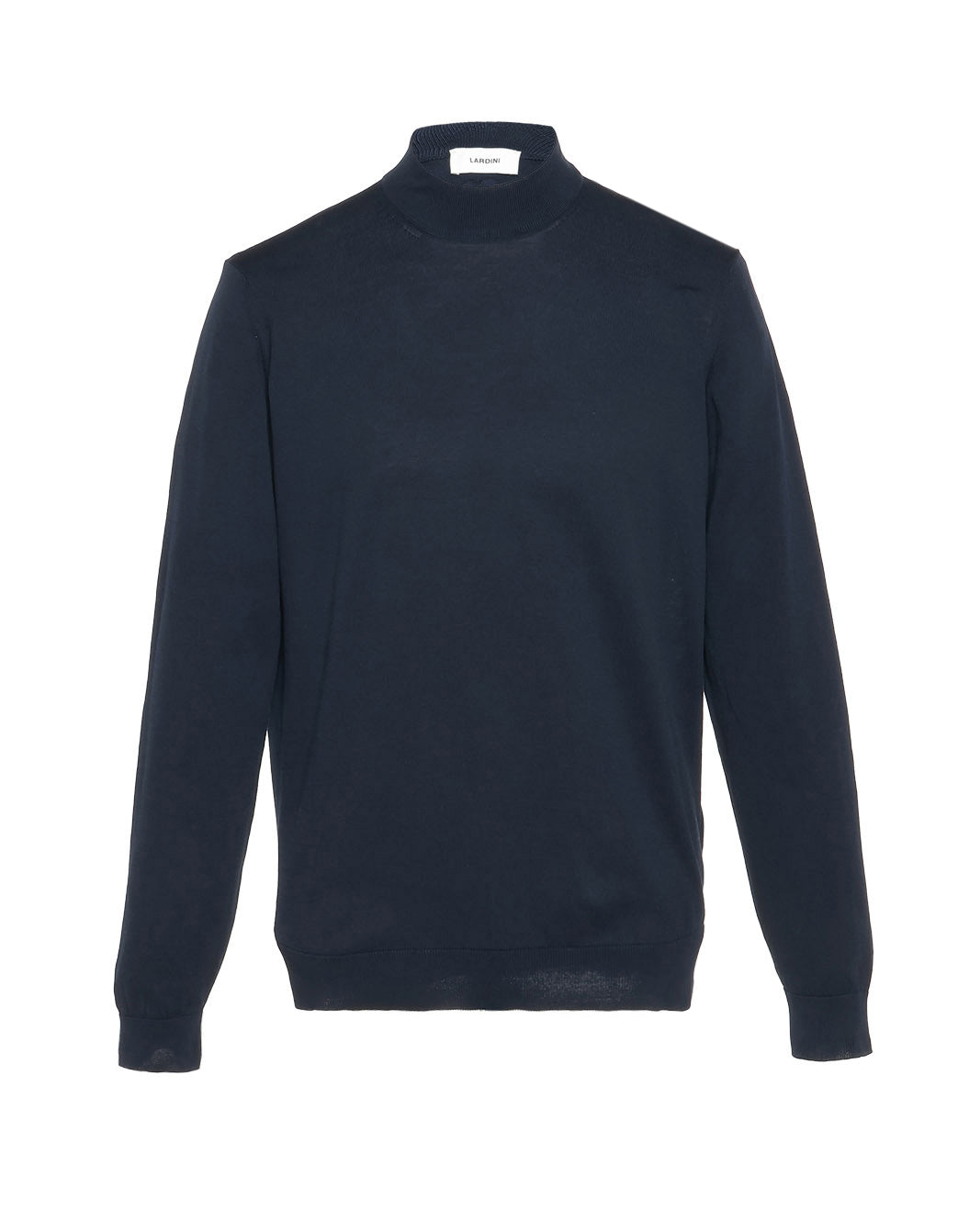 コットンクレープ モックネックニット – LARDINI Online Store