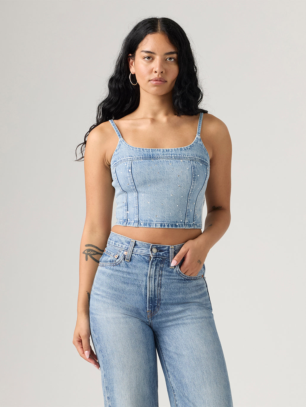 Women's Jadine Denim Cami Tank Top – Levis India Store